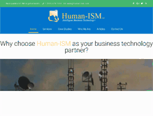 Tablet Screenshot of human-ism.com